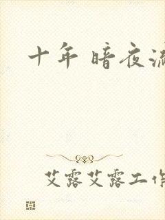 十年 暗夜流光