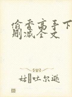 偷香高手下载无删减全文封面