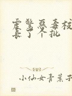 震惊恶毒校霸竟长了个批