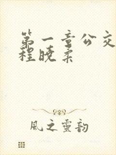 第一章公交激战程晓柔