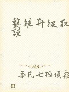 系统升级取液小说封面