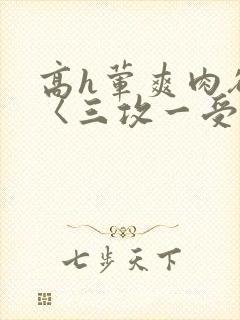 高h荤爽肉欲文〈三攻一受