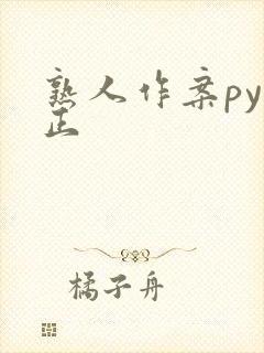 熟人作案py转正