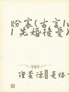 盼寡(古言1v1 先婚后爱)荔枝好多