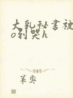 大乳秘书被cao到哭h