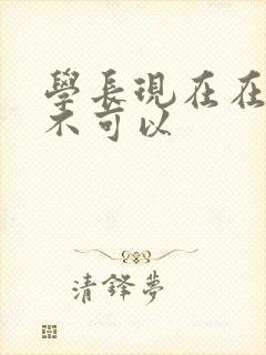 学长现在在上课不可以封面