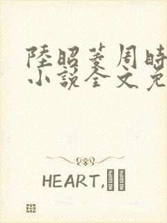 陆昭菱周时阅的小说全文免费阅读