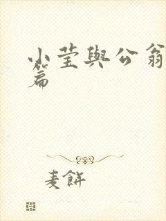 小莹与公翁第八篇封面