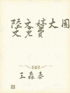 陆文婷大团圆全文免费