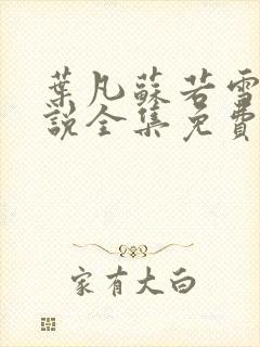 叶凡苏若雪的小说全集免费阅读