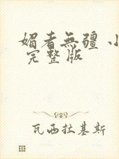 媚者无疆 小说 完整版封面