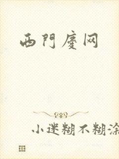西门庆网封面