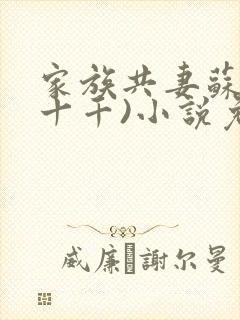 家族共妻苏苏(十千)小说免费