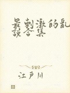 最刺激的乱惀小说合集