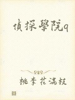 侦探学院q