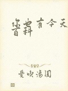 你也有今天百度百科