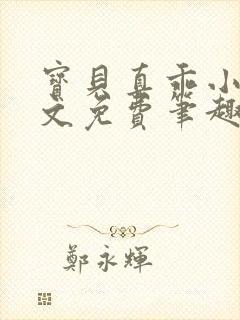 宝贝真乖小说全文免费笔趣阁