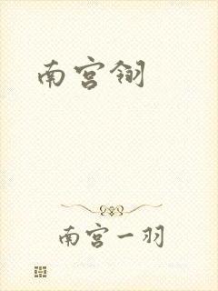 南宫翎封面