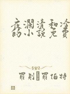 夜澜清和冷意欢的小说免费阅读封面