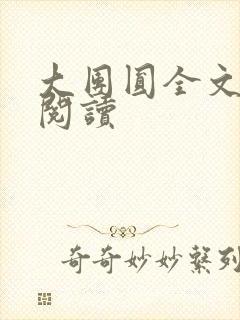 大团圆全文完整阅读