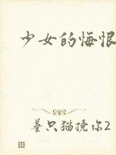 少女的悔恨封面