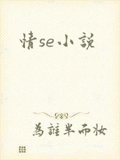 情se小说封面