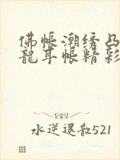 佛帐潮绣凸浮双龙耳帐精彩片段