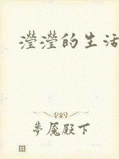 滢滢的生活日记封面