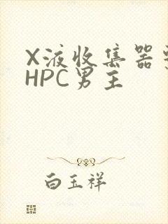 X液收集器系统HPC男主封面