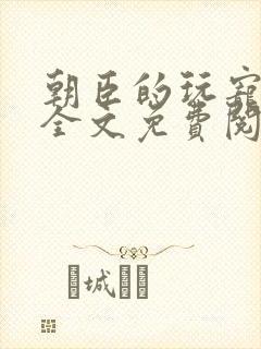 朝臣的玩宠小说全文免费阅读笔趣阁封面