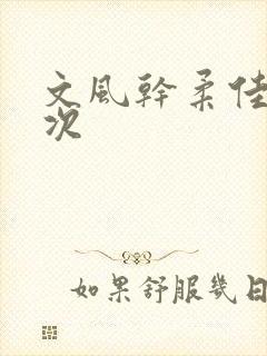文风干柔佳第一次