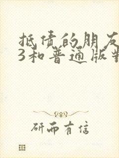 抵债的朋友麦子3和普通版对比