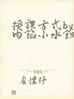 授课方式by 肉馅小水饺