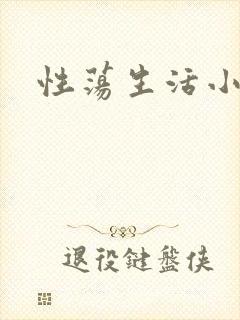 性荡生活小说封面