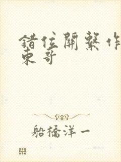 错位关系作者:东哥封面