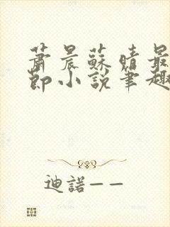 萧晨苏晴最新章节小说笔趣阁