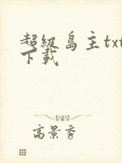 超级岛主txt下载