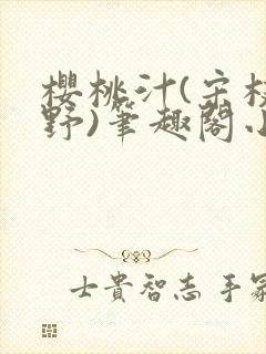 樱桃汁(宋枝江野)笔趣阁小说