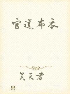 官道布衣封面