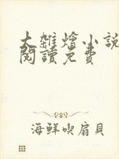 大杂烩小说全集阅读免费