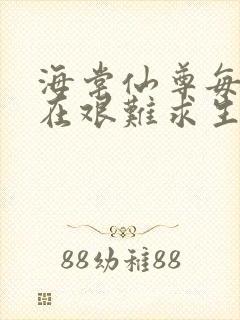 海棠仙尊每天都在艰难求生封面