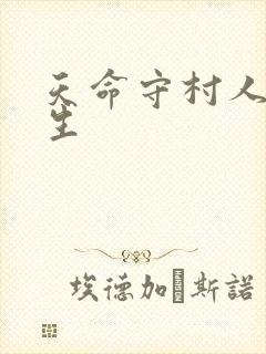 天命守村人陈三生封面