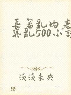 长篇乱肉老师合集乱500小说