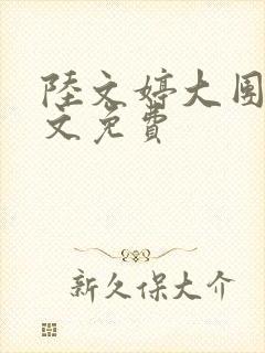 陆文婷大团圆全文免费封面