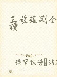 王媛张刚全文阅读封面