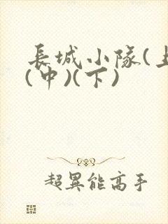 长城小队(上)(中)(下)