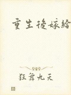 重生后嫁给三叔封面