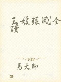 王媛张刚全文阅读封面