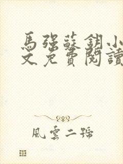 马强苏钥小说全文免费阅读最新章节