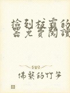 捡到校霸的遥控器免费阅读